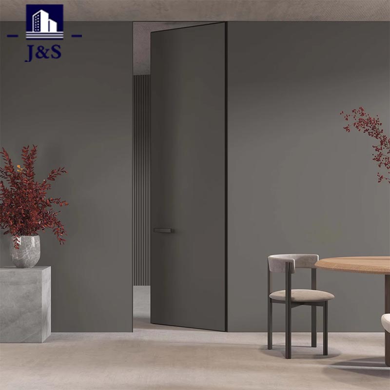 Porta invisível personalizada minimalista sem moldura