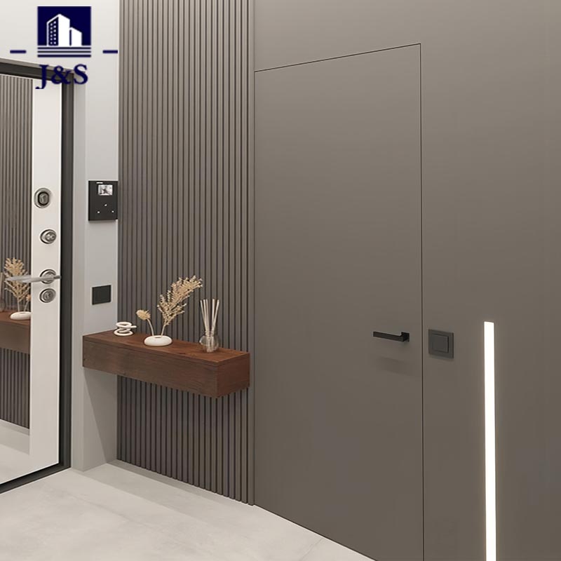 Porta escondida do quarto interior