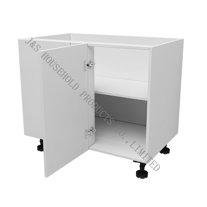 Base de canto cego modular para cozinha de pacote plano